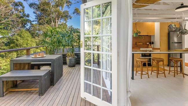 The two-bedroom Bangalow cottage sits just outside the village.