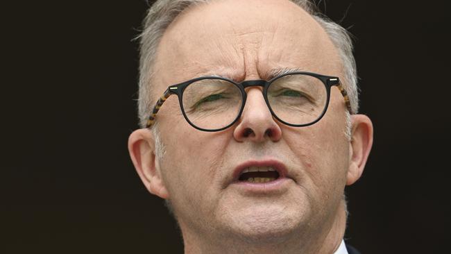 CANBERRA, AUSTRALIA, NewsWire Photos. FEBRUARY 29, 2024: Prime Anthony Albanese and Ferdinand R Marcos Jr President of the Philippines hold a joint press conference at Parliament House in Canberra Picture: NCA NewsWire / Martin Ollman