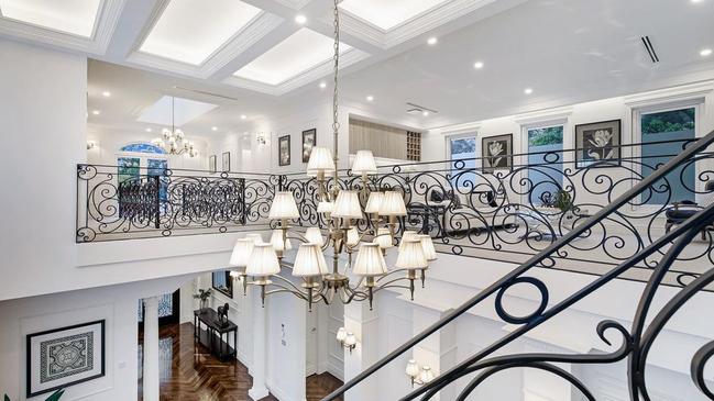 The elaborate interior of 19 Leeds Road, Mount Waverley, today.