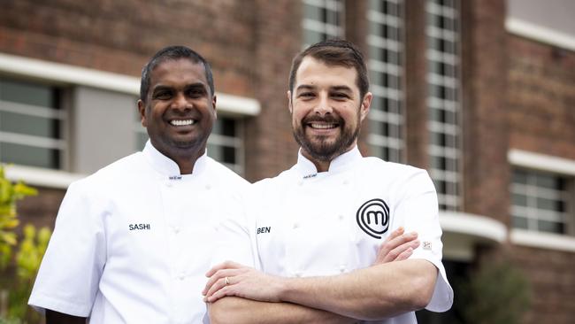 MasterChef Australia’s top 2 Sashi Cheliah and Ben Borsht will battle it out in tonight’s Grand finale. Picture: Channel 10