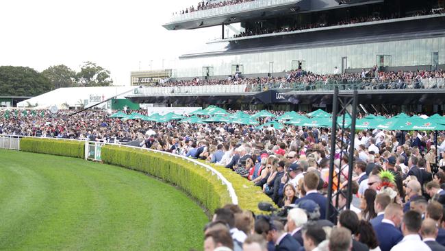 Crowds at The Everest at the Royal Randwick Racecourse. Picture: Christian Gilles