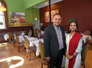 RECOGNITION: Indian Mehfil restaurant has been awarded a TripAdvisor Hall of Fame Certificate of Excellence. Owner Rajesh Sharma with his wife Prianka. Picture: Rob Williams