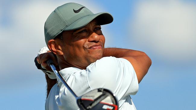 Tiger Woods will spearhead the US Presidents Cup team in Melbourne. Picture: Getty Images