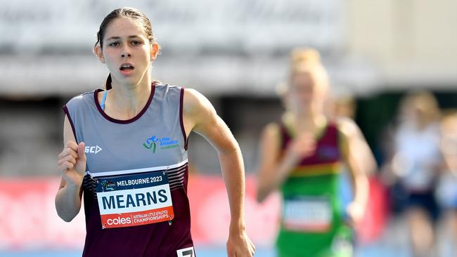 Amaya Mearns competes in the Girls Under 15 Heptathlon.