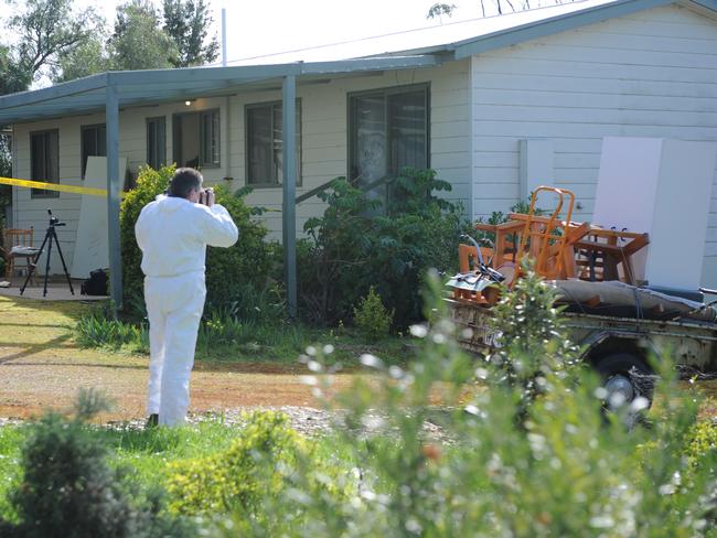 The murder scene the retired nurse’s house. Picture: Supplied