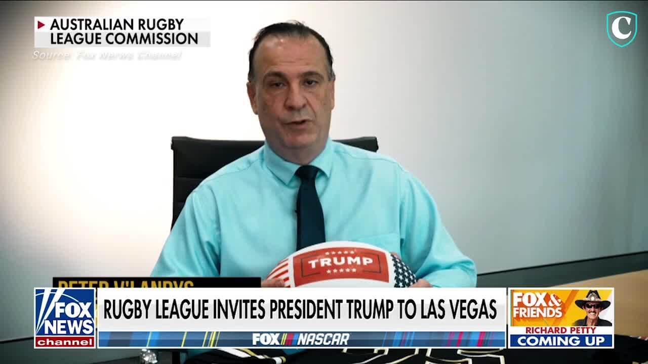 V'landys appears on Fox News to invite Trump to Vegas