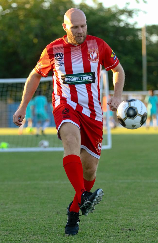 Mitch Amidy ahead of the Queens Birthday weekend Glenti clash between Hellenic and Olympic. Picture Glenn Campbell