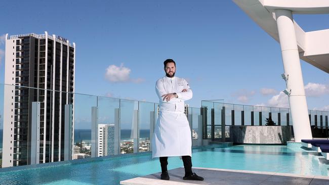 Chef de Cuisine Kelvin Andrews at Nineteen at The Star. Photo by Richard Gosling