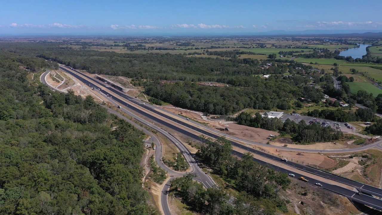 The 36km section of the Pacific Highway upgrade between Glenugie and Tyndale is now complete and open to traffic. Picture: Contributed