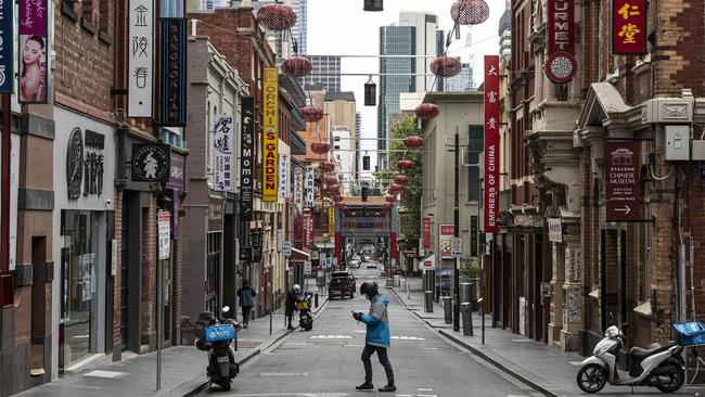 Chinatown in Melbourne’s CBD. Picture: NCA NewsWire / Daniel Pockett