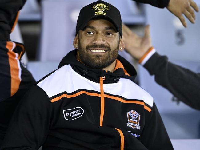 Api Koroisau will return for the Tigers this week. Picture: NRL Photos