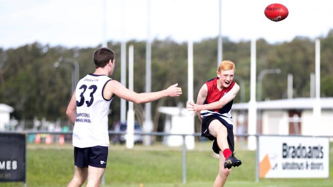 St Andrew's play Mountain Creek in the grand final of the AFLQ Secondary Schools Gala Day at Maroochydore. Picture: St Andrew's Anglican College Facebook