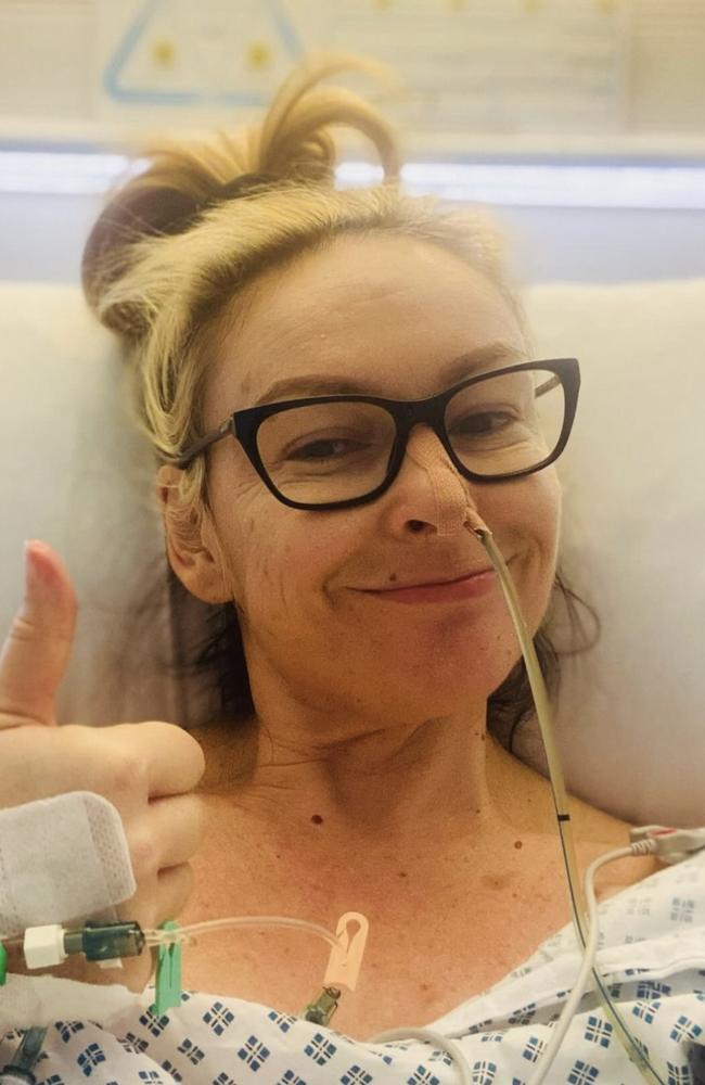 The surgery to remove the tumour was successful. Picture: Instagram