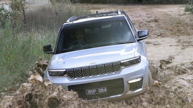 The Grand Cherokee doesn’t mind getting dirty. Picture: Supplied.