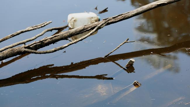 Rubbish and pollution is a problem for Parramatta River.