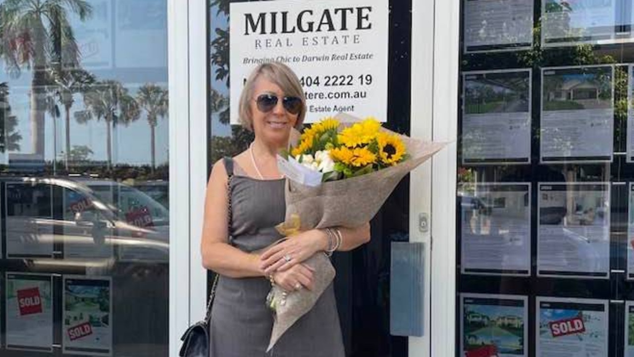 Suzi Milgate outside her business in Cullen Bay.