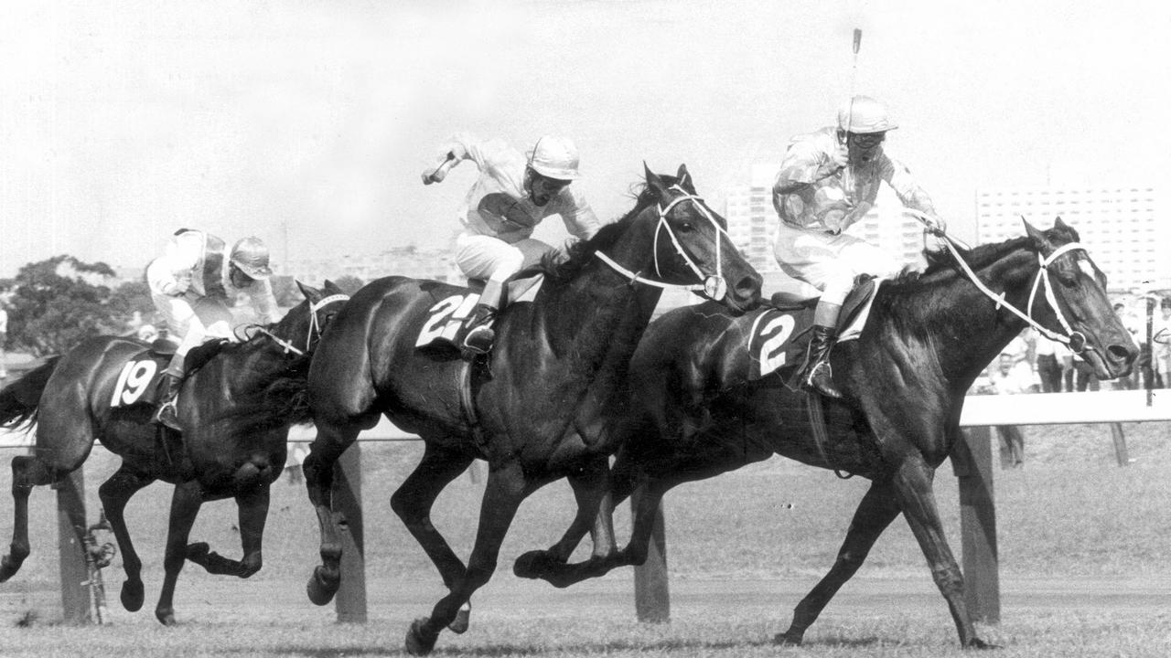 Rain Lover wins the 1969 Melbourne Cup. Picture: Supplied.