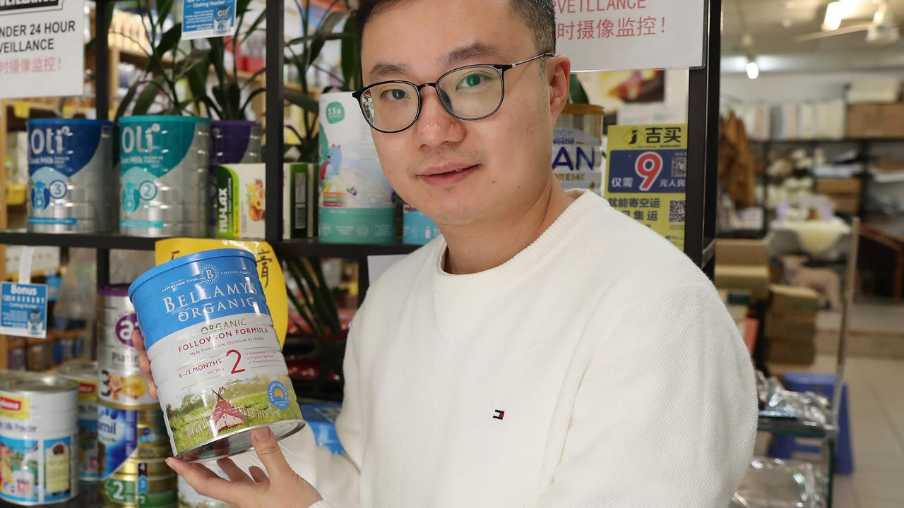 Bellamy’s baby formula has become popular with the Chinese market. Picture: John Feder/The Australian.