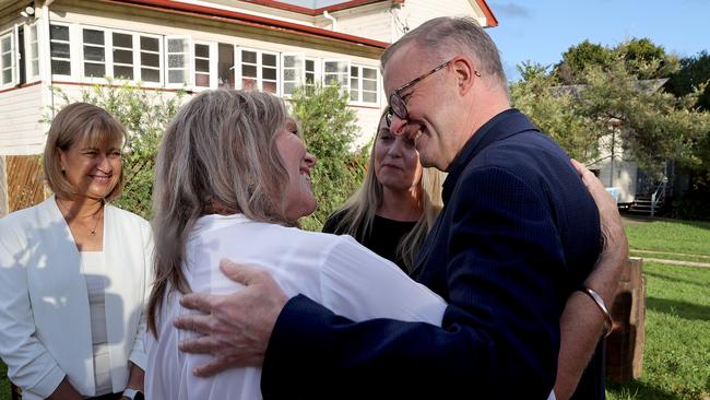 Anthony Albanese’s emotional “no one left behind” pitch to voters is fundamentally different from previous leaders who focused on opportunity. Picture: Toby Zerna