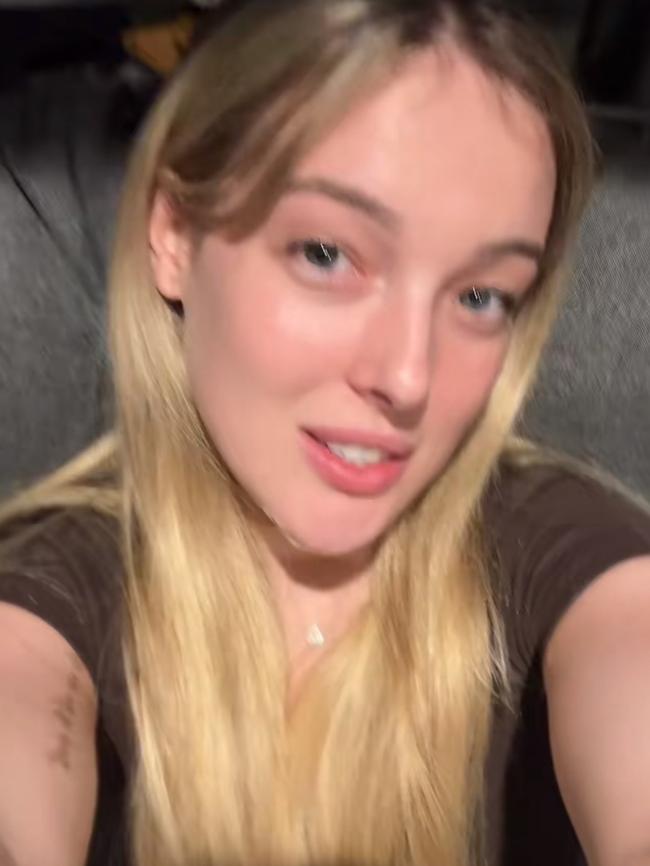 Influencer Millie Hannah ‘king hit’ in Surfers Paradise. Photo: TikTok/@blondebabey00