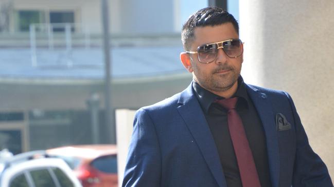 A committal hearing is underway at Cairns Magistrates Court for Melbourne quartet Salvatore Formica, 34, Pierino Forni, 62, Aiden Anis Khoder, 32 and George Machem, 32, pictured, who are facing charges in relation to an alleged bid to import 549kg of cocaine from PNG to Mareeba. Picture: Bronwyn Farr.