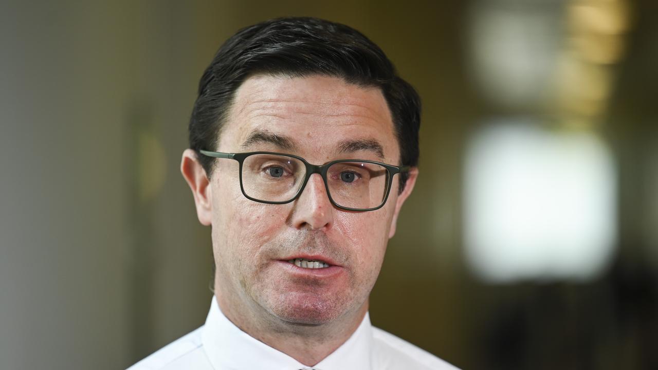 Nationals leader David Littleproud says Woolies learnt ‘the hard way’ about how Aussies feel about Australia Day. Picture: NewsWire / Martin Ollman