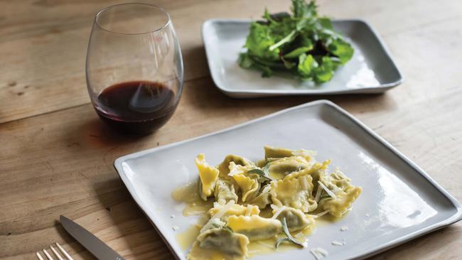 .Ravioli del Plin at Casa Carboni, Angaston. Picture Martin Ritzmann