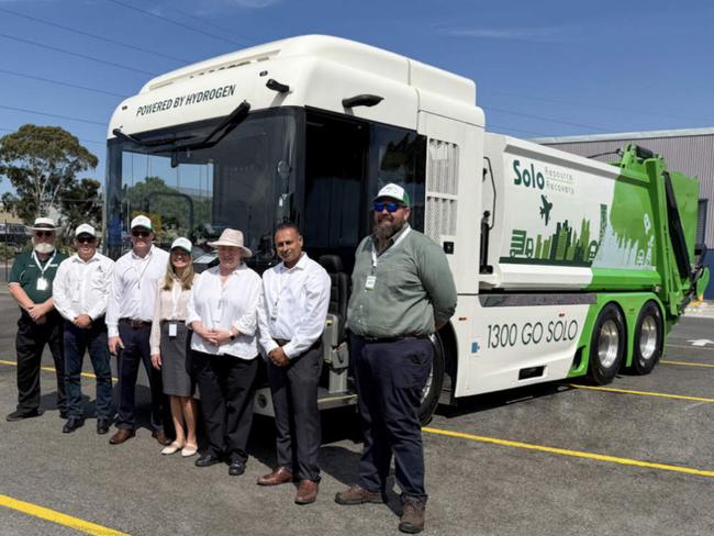 The delivered HFC waste truck. Pic: Pure Hydrogen