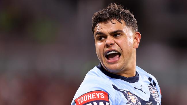 Latrell Mitchell missed out on selection. (Photo by Mark Kolbe/Getty Images)