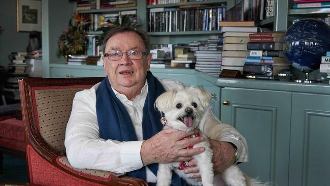 Harold Mitchell poses for a portrait in his apartment ahead of the announcement of the Federal Court decision on Friday 31 July, 2020. Pic Stefan Postles