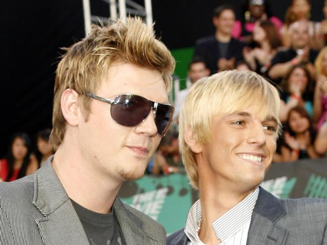 Aaron Carter’s older brother Nick confirmed his death. Picture: AP