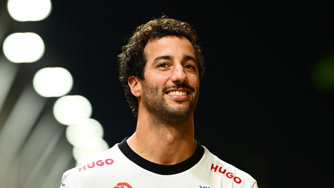 The smile is still there for Ricciardo. Photo by Clive Mason/Getty Images