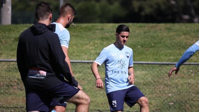 Sydney FC has promoted a trio of teenagers, including Marco Tilio.