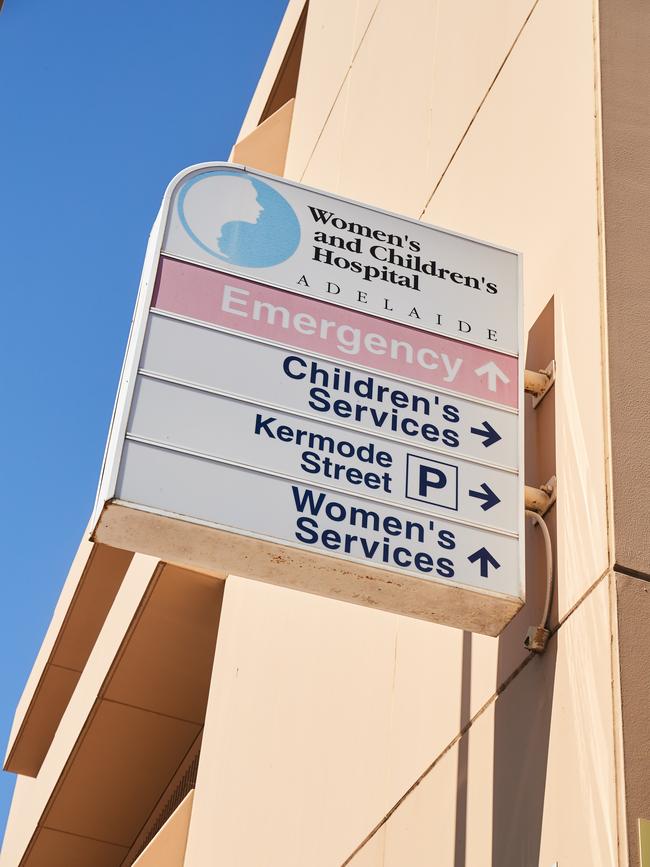 Women's and Children's Hospital. Picture: Matt Loxton.