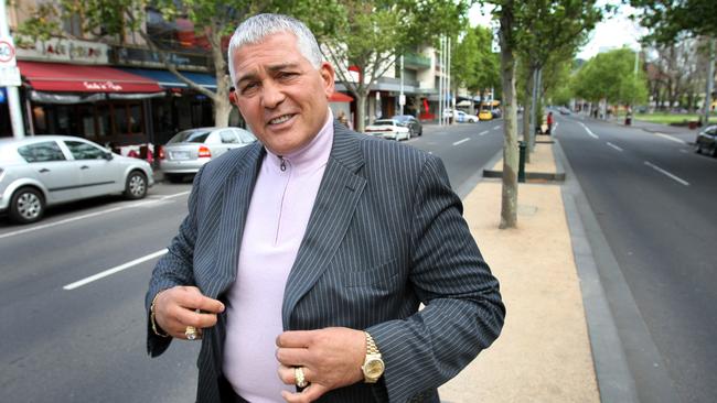 Mick Gatto in Lygon St in 2009.