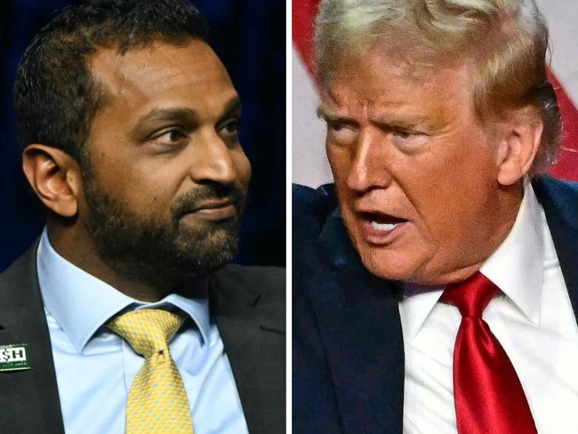 Kash Patel and his benefactor, Donald Trump.