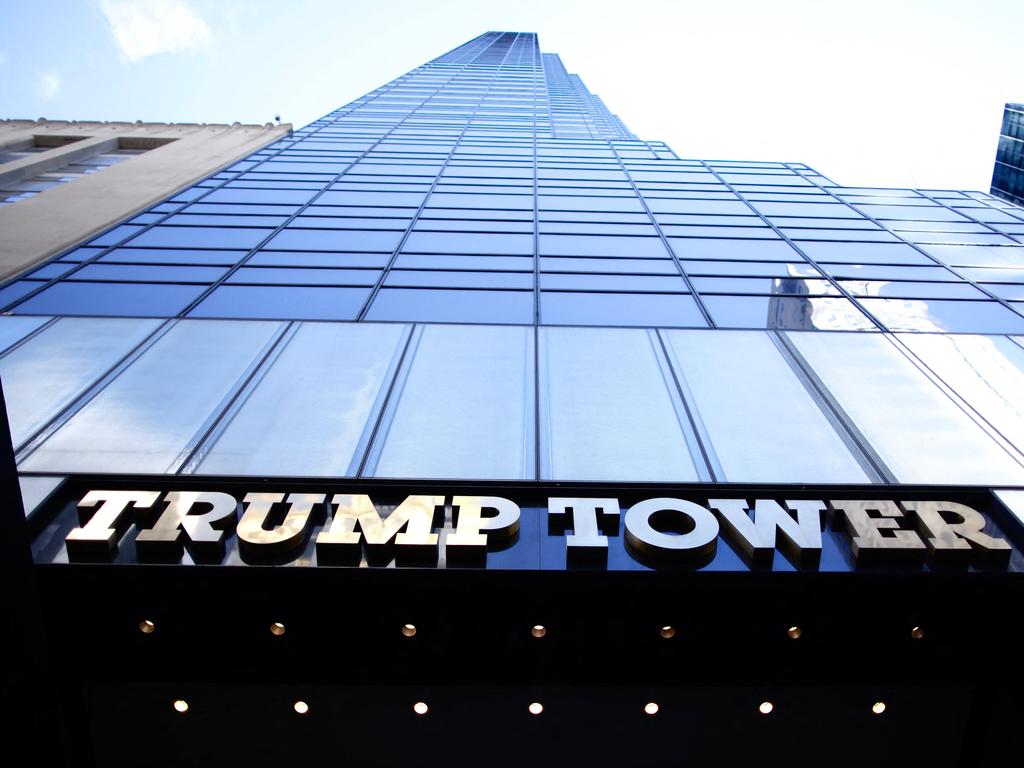 Trump Tower in New York City. Picture: AFP