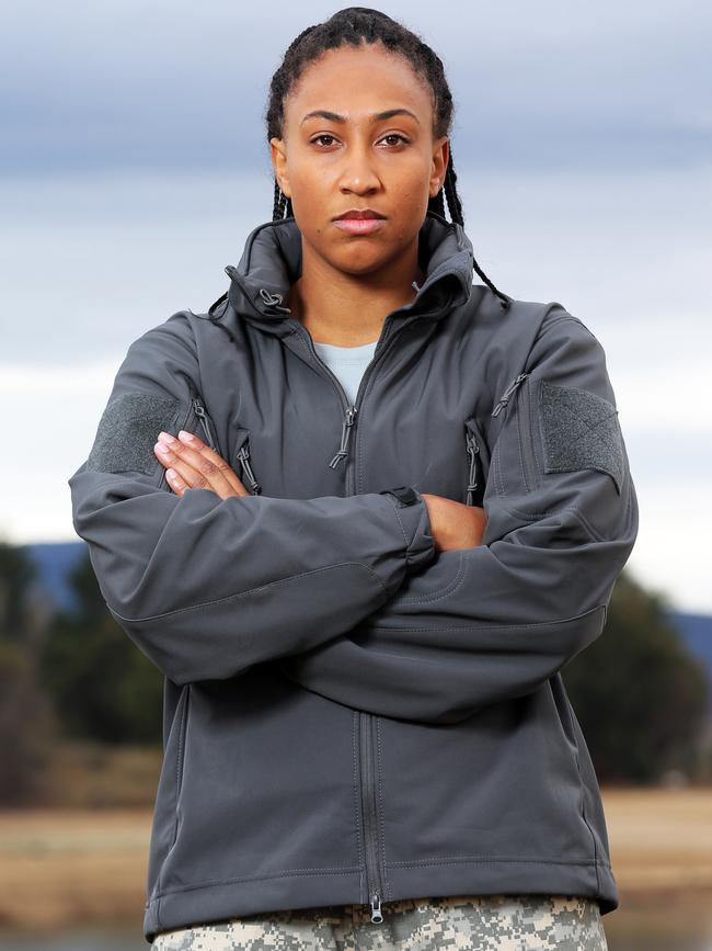 Sabrina Frederick in publicity shots for the show.