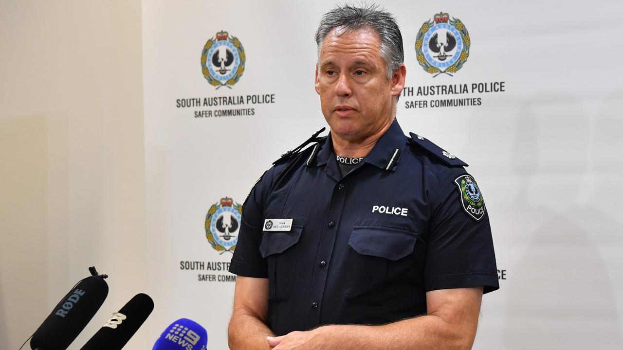 SA Police’s Detective Chief Inspector Mark McEachern. Picture: Keryn Stevens