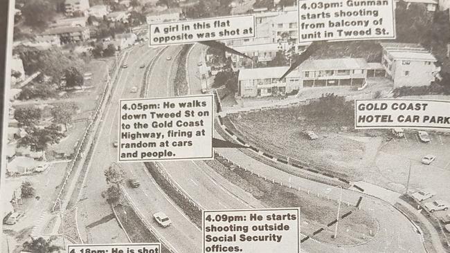 A map of the scene.