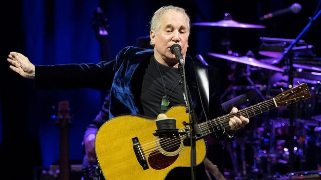 Paul Simon on stage in 2016. Picture: AFP/Ander Gillenea