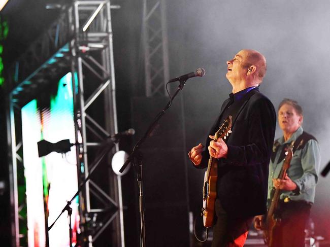 Hoodoo Gurus perform main stage at Gympie Music Muster. Picture: Patrick Woods.