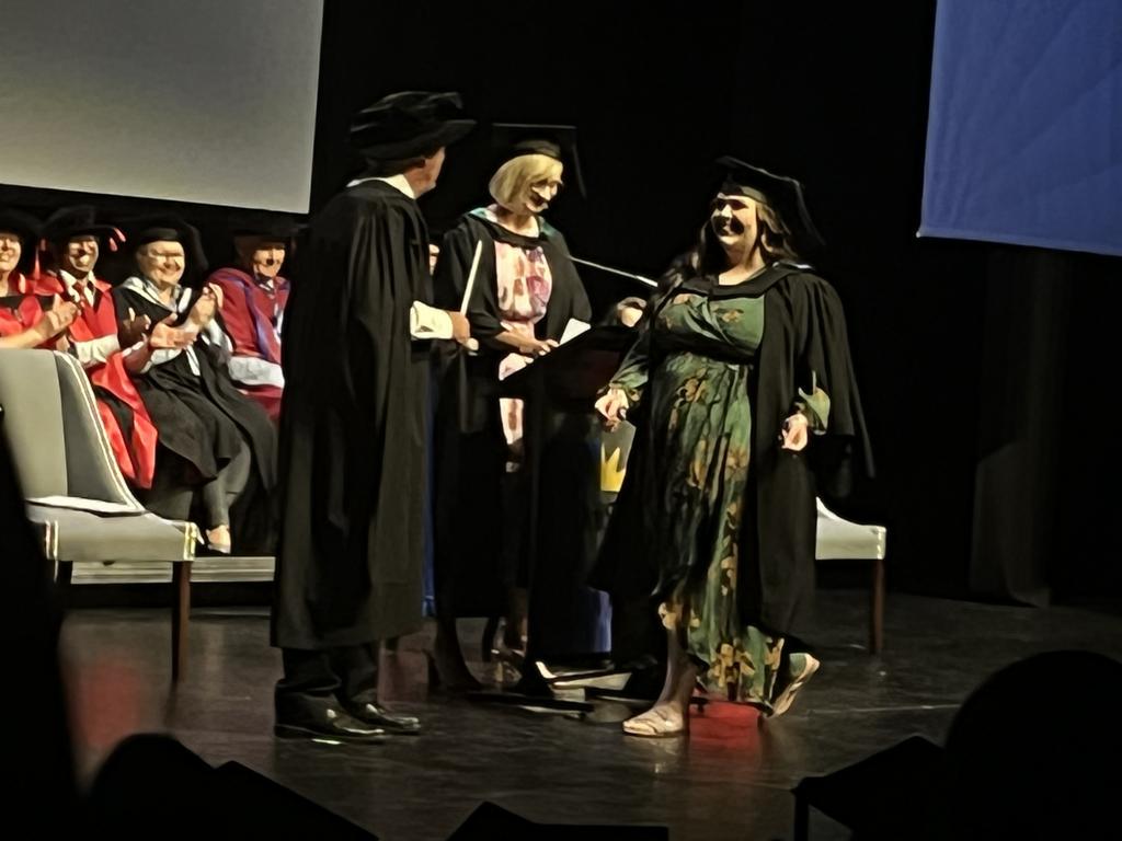 The University of the Sunshine Coast graduation ceremony at Maryborough's Brogla Theatre.
