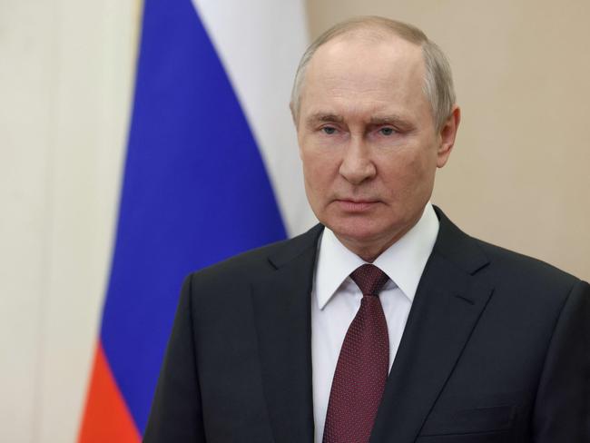 Russian President Vladimir Putin is “increasingly isolated”. Picture: AFP