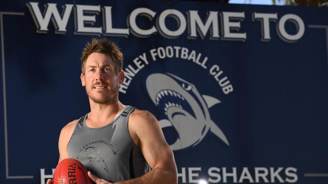 Former Port Adelaide player Brett Ebert has signed with Henley for the upcoming Adelaide Footy League season.                                    Picture: Naomi Jellicoe.