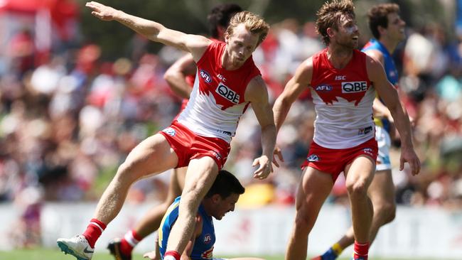 Callum Mills showed some good signs for the Swans. Picture: Getty Images 