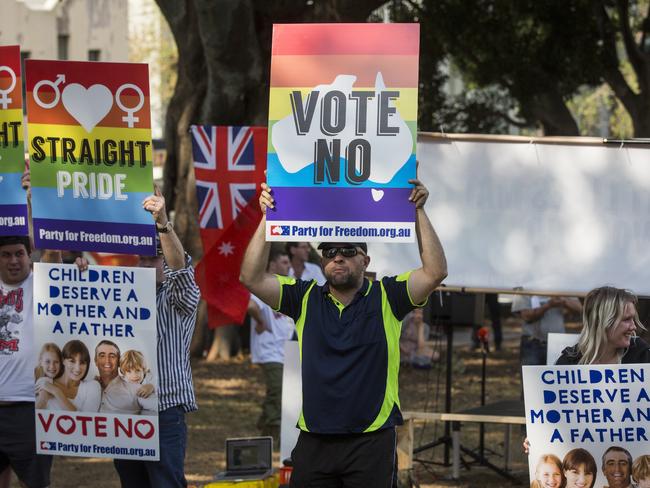 Supporters on both sides of the debate have been vocal, but a marketing expert argues the organised campaigns on each side have their messaging all wrong. Picture: Brook Mitchell/Getty Images