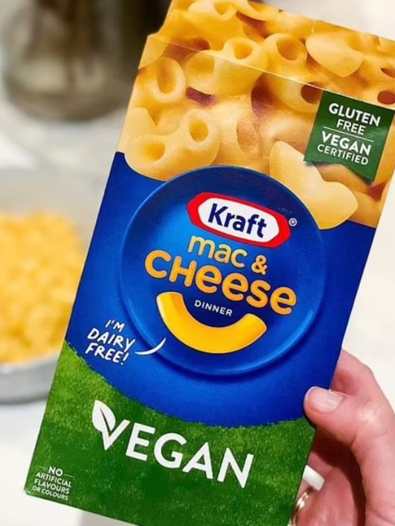 Kraft released a vegan version of its famous mac and cheese in 2021. Picture: Instagram/yumglutenfree