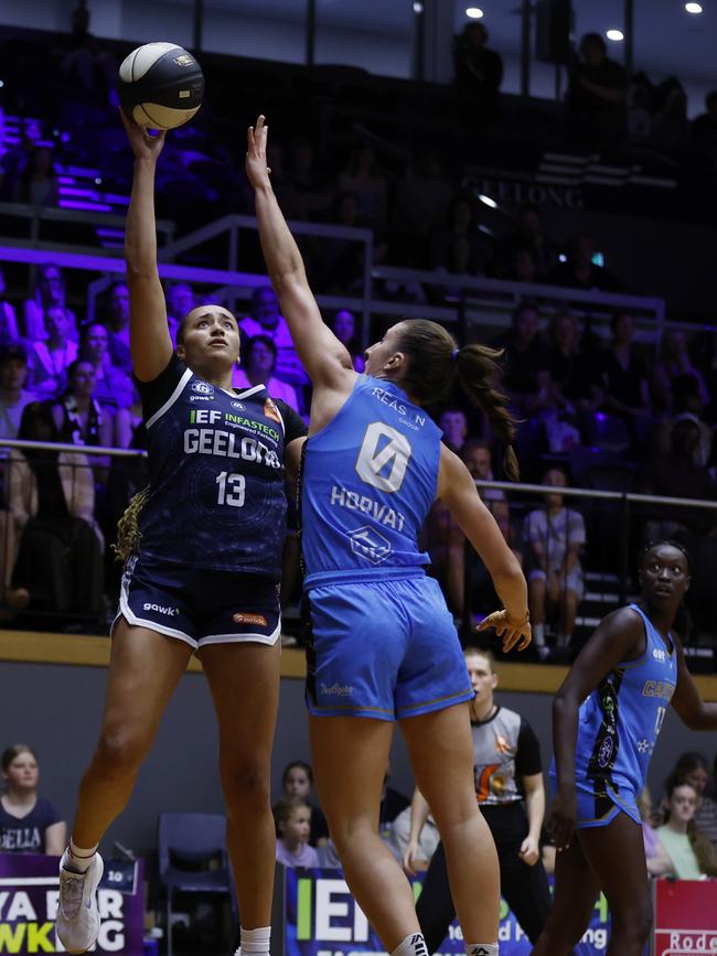 Geelong United’s Haley Jones has been a scoring threat in multiple games this season. Picture: Darrian Traynor/Getty Images