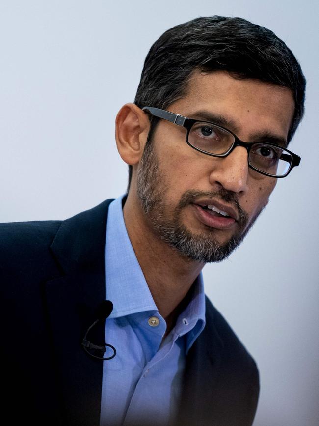 Google CEO Sundar Pichai.